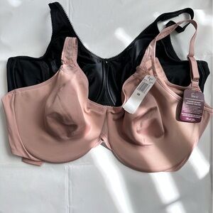 ❤️‍🔥2 BRAS (Paramour/Wacoal) 44H, Mauve and Black